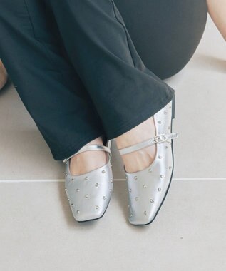 Bridget Birkin 【Bridget Birkin】ドットビジューメリージェーンシューズ