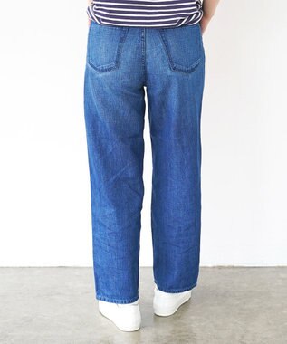 caqu FS linen ankle boy`s アンクル丈 ゆったりボーイフィットリネンデニム 1year