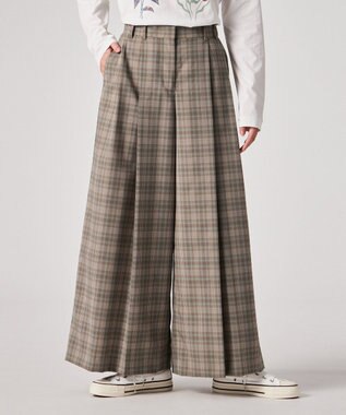 Paul Smith チェック ワイド キュロット トラウザーズ