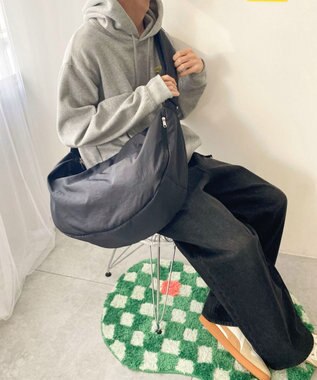WEGO 【ユニセックス着用ITEM】エアリーBIGショルダー ブラックその他