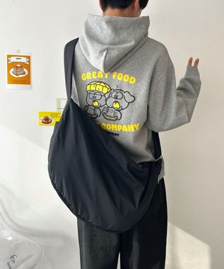 WEGO 【ユニセックス着用ITEM】エアリーBIGショルダー ブラックその他