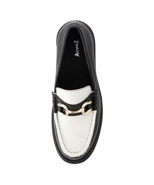 AcureZ GORE-TEX | 全天候型カジュアルビットローファー ブラック×オフホワイト