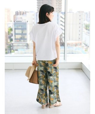 CRAFT STANDARD BOUTIQUE 袖ギャザーフレアプルオーバー White