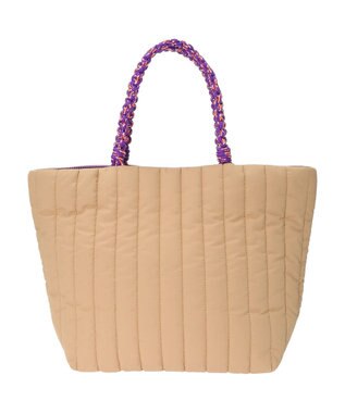 Green Parks ・ＴＯＲＣＨ　ロープキルトバッグ Beige