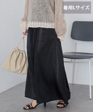 AMERICAN HOLIC 【選べる丈2サイズ】マットサテンスカーチョ