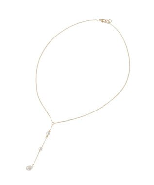 Green Parks パール２連Ｙ字ネックレス Gold