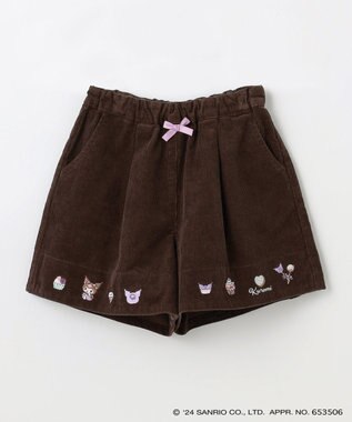 ANY KIDS 【any FAM×サンリオキャラクターズ】コーデュロイキュロット チョコレート×クロミ