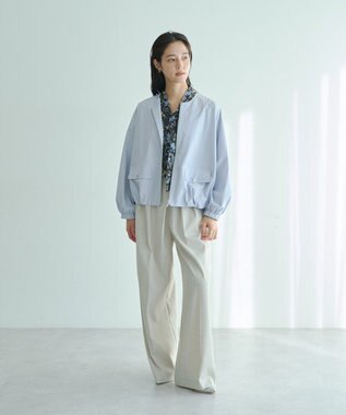 YECCA VECCA [撥水]バルーンブルゾン Beige