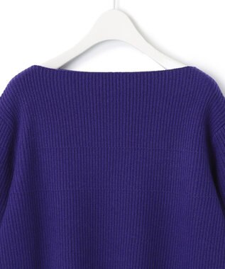 ICB 【WEB限定カラーあり】ウールカシミヤ ボートネックニット ロイヤルブルー系【WEB限定】