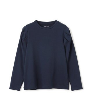 UNFILO 【110-150cm】タックスリーブTシャツ ネイビー