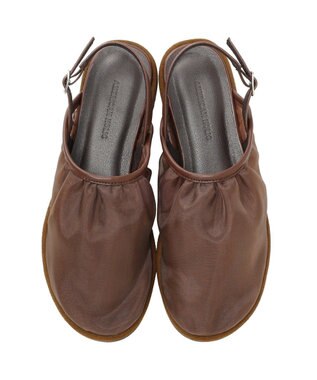 AMERICAN HOLIC チュールフラットシューズ Brown