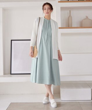 Tiaclasse ロングトッパーカーディガン オフホワイト