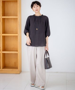 23区 【Oggi8月号掲載】クリア ミニ ショルダーバッグ ダークブラウン系