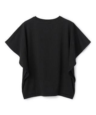 BEIGE， DIOP / スビンコットン ドレープTシャツ Black
