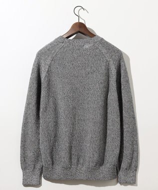 JOSEPH ABBOUD 【和紙使用エコ素材/日本素材/軽量/通気性/速乾性】和紙ムリネ ニット クルーネック ニット ライトグレー系