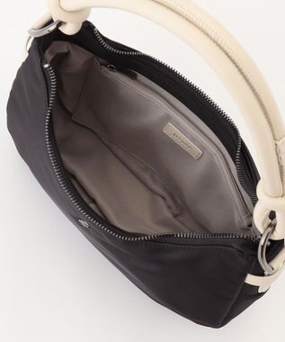 自由区 【撥水・2WAY】ナイロンノットワンショルダー バッグ ブラック系