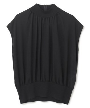 BEIGE， 【WEB限定】MONSTERA / ニットブラウス Black