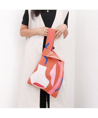 UNBILLION カシュカシュ cachecache / naabコラボインターシャニットショッパーバッグ