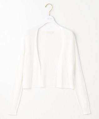 ANY SIS 【接触冷感・UVケア】ショートレングス畔 カーディガン オフ