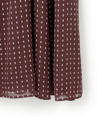 TOCCA 【ヨンア×大人百花×TOCCAコラボ・00サイズあり・洗える】ALLURING BEAUTY ドレス ブラウン×ピンク系