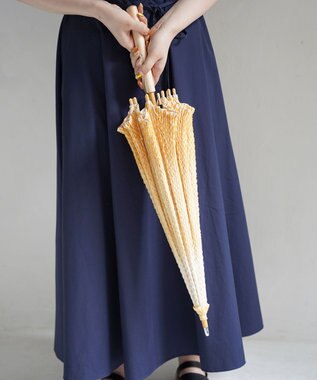 槇田商店 菜-sai- とうもろこし　日傘 黄色