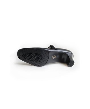 Pointer 【5cmヒール】日本製 ストラップオフィスパンプス ブラック