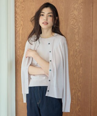 ANY 【2SET】ニットツインセット（ノースリーブニット＋カーディガン） オイスター