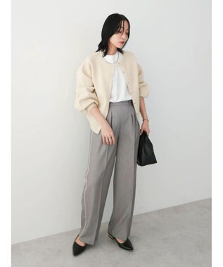 Green Parks ・ＥＬＥＮＣＡＲＥ　ＤＵＥ　２ｗａｙ　ラメカーディガン Ivory