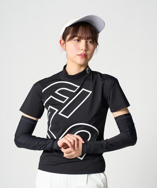 FILA GOLF／marie claire 【FILA GOLF】スーパーナイロンクール｜超接触冷感アームカバー ブラック