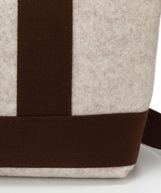 TOPKAPI 【Breath TOPKAPI】イタリアンフェルト ショルダー付 B5 トートバッグ M ベージュ