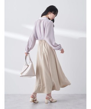 earth music&ecology ２ＷＡＹスタンドフリルブラウス Pink