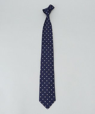 GOTAIRIKU 日本縫製/オリジナル柄【Fermo Fossati】ネクタイ_小紋柄 ネイビー系8