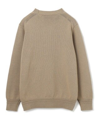 JOSEPH HOMME 【HIGH GRADE LINE】コットンコードブレート　クルーネックニット ベージュ系