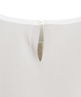 ICB 【洗える】 ジョーゼットスムース カットソー ライトグレー系