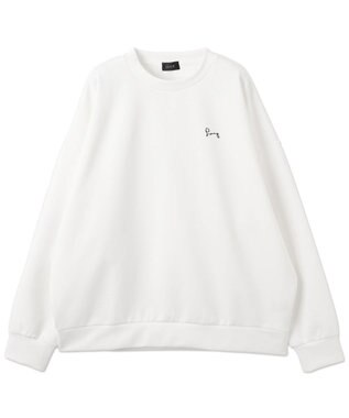 WEGO 【ユニセックス着用ITEM】AIRFUNCTIONワンポイントプルオーバー ホワイト