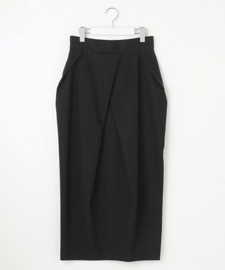 23区 【エステータ】コットンダブルクロス スカート ブラック系