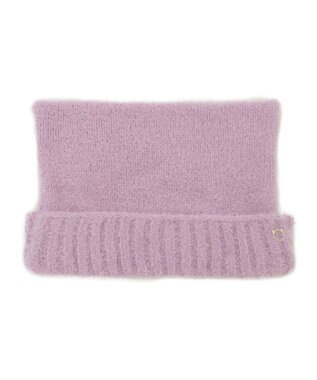 MOONBAT PAUL&JOE ACCESSOIRES(ポール&ジョー)ネコミミ シャギー ニット帽 ラベンダー