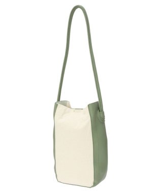 Green Parks ・ＱＵＯＮ　軽量キャンバスワンショルダーバッグ Green