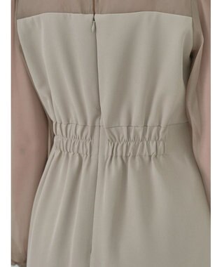 earth music&ecology ＳＥＴ２点チュールキャミ付きドッキングワンピース Beige