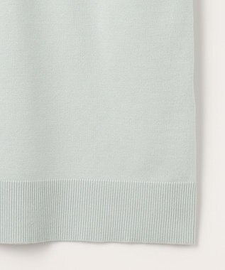 組曲 【洗える】Elenaパフスリーブ ニット グリーン系