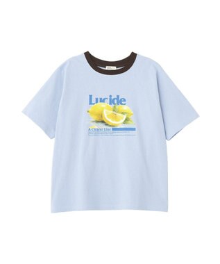 earth music&ecology 【綿100％】アソートリンガーＴシャツ Sax