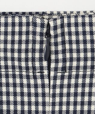 組曲 【洗える・ウエストゴム仕様】2WAYストレッチ スカート ネイビー系3