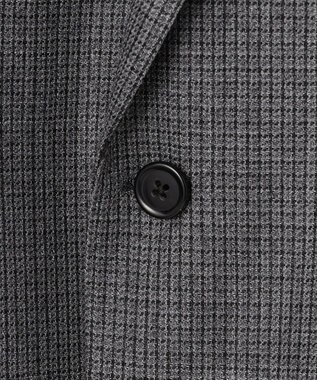 J.PRESS MEN 【定番 / セットアップ対応】マナードシルクホームスパン ガンクラブチェック ジャケット ライトグレー系3