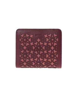 genten カレイド 2つ折り財布 ワイン