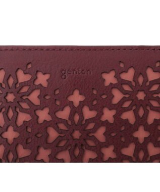 genten カレイド 2つ折り財布 ワイン