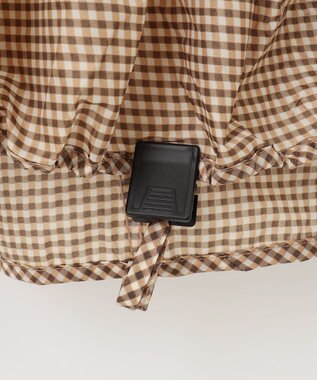 MOONBAT FLAT PURE サイクル レインポンチョ チェック 自転車 収納袋付き ベージュ