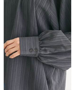 Green Parks ・ＡＮＤ　ＳＥＡＲＣＨ　バックリボンブラウス Charcoal Gray