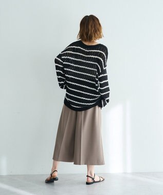 YECCA VECCA ベルトSETクロップド丈パンツ Mocha