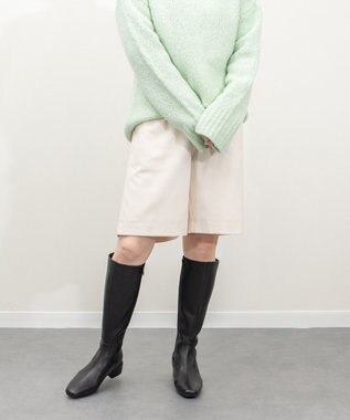 Bridget Birkin 【PARADIS COULEUR】スクエアトウロングブーツ ブラック