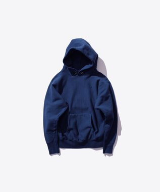 ATON NATURAL DYED URAKE | フーディー - UNISEX BLUE